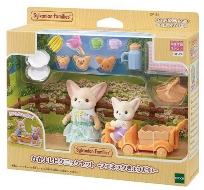 EPOCH Sylvanian Families 森林家族 耳廓狐野餐組 EP14918, 1個