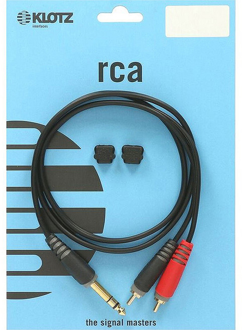 KLOTZ TRS 轉 2RCA Y型分配音源線 2m