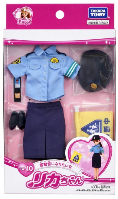 TAKARA TOMY Licca 莉卡娃娃 莉卡正義警察制服組 LA90379, LW-10, 1個