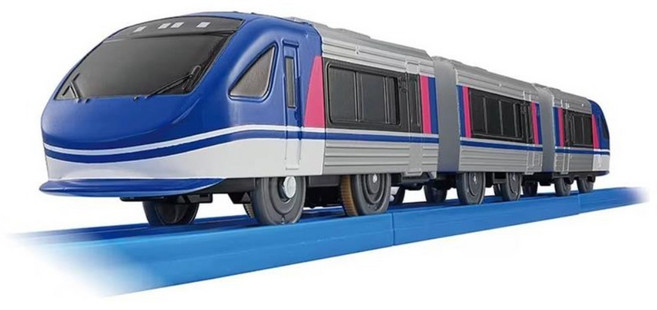 TAKARA TOMY PLARAIL 鐵道王國 多美火車 S-63 超級白兔號 TP95767, 藍色 + 灰色, 1個