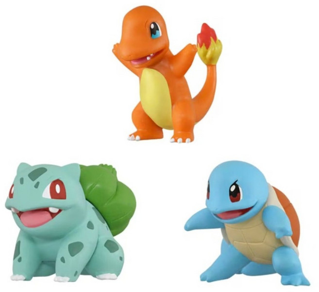 TAKARA TOMY Pokemon 寶可夢 30週年 就決定是你了MONCOLLE 御三家 關都地區 PC99634, 1個