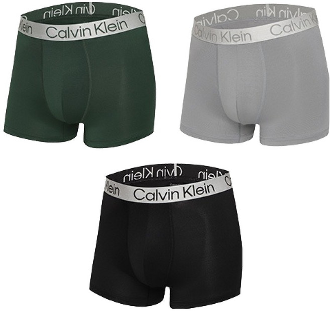 Calvin Klein 男士經典基本款四角褲3件組
