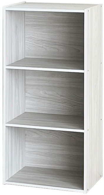 EASYHOME 台灣製 加大三空櫃 41.7 x 28.4 x 88.7cm, 白橡木, 1件