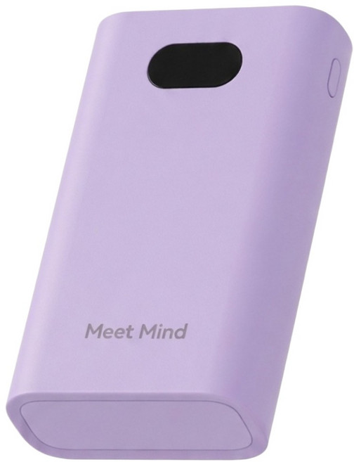 Meet Mind 雙向PD快充行動電源 22W 10000mAh Type-A 2個+ Type-C, 紫色, H10000
