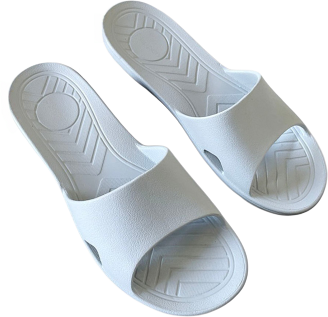 TAIWAN SLIPPER 台灣犀利趴 台灣製 日光系列 一體成型輕巧室內拖鞋, 淺灰色, 1雙