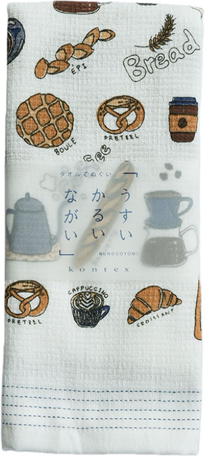 kontex 純棉多功能日本棉紗長巾 日本製, 咖啡, 1個