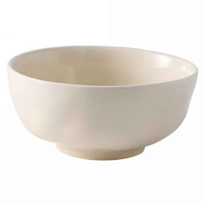 Hesii 北歐手捏感 fufu 碗 16 x 7.5cm, 奶油白, 1個