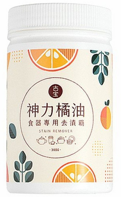 SOAPBERRY 古寶無患子 神力橘油食器專用去漬霸, 300g, 1個