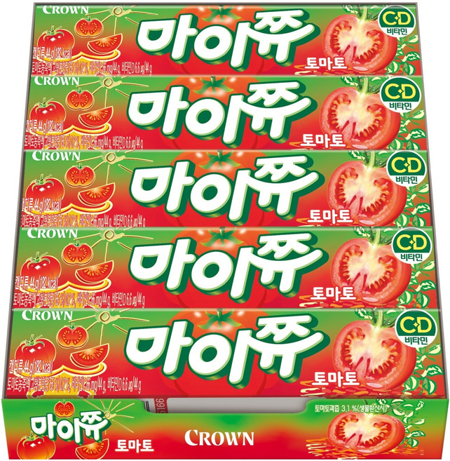 CROWN 皇冠 Mychew 番茄風味軟糖, 44g, 15個