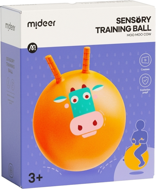 mideer 感統訓練墩墩球, 哞哞牛, 1個