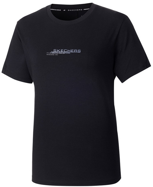 SKECHERS 女款網眼飾帶短袖T恤 SP3WTCDM03