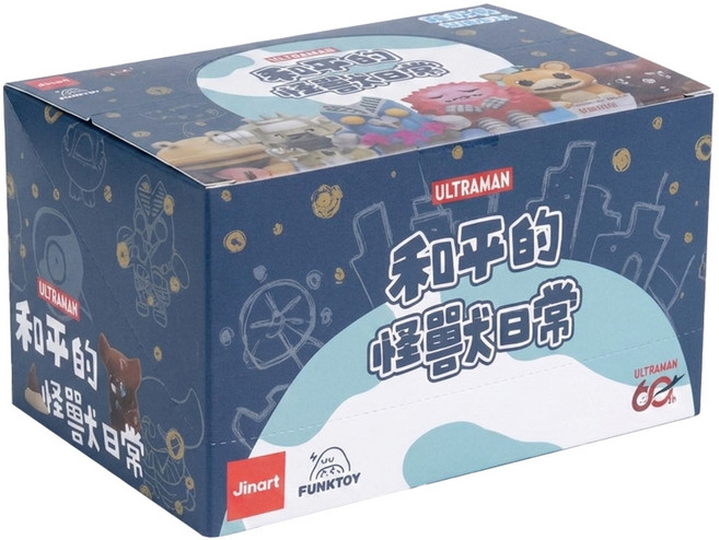 Jinart ULTRAMAN 聯名 和平的怪獸日常 公仔 6件組, 1套