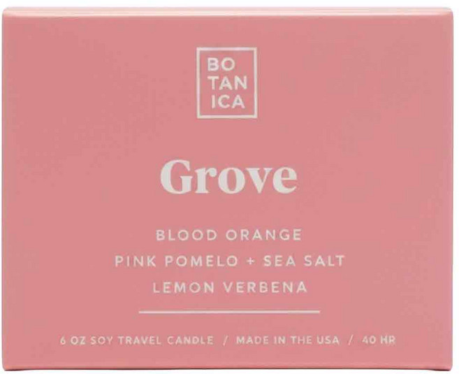 BOTANICA 手工香氛蠟燭, 1件, 177ml, Grove 檸檬馬鞭草