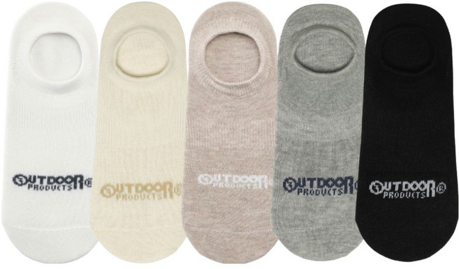 OUTDOOR PRODUCTS Easy 隱形襪 5雙入