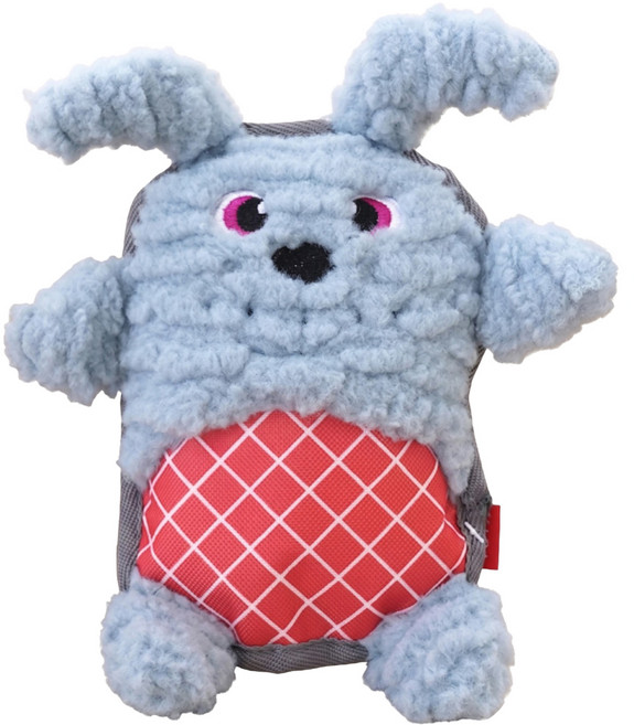 CAPTAIN MAO 毛班長 paipet 長毛絨狗寵物玩具, 藍狗, 1個