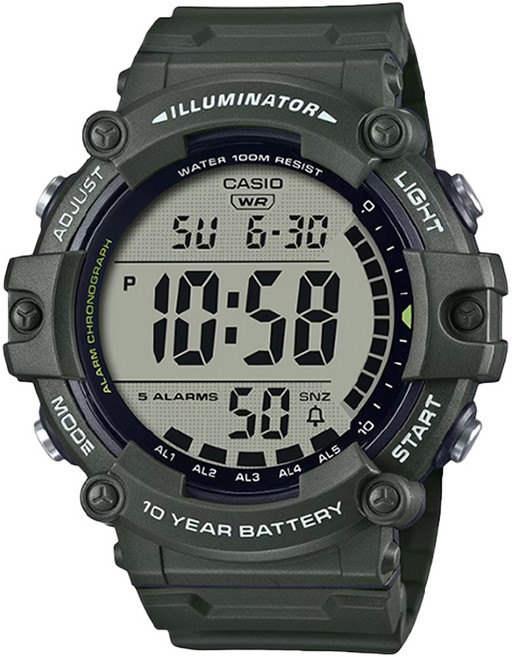 CASIO 卡西歐 數位戶外軍用手錶 AE-1500WHX-3A