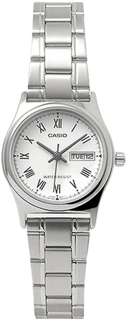 CASIO 卡西歐 女用金屬腕錶 LTP-V006D-7B
