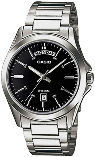 CASIO 卡西歐 男士簡約金屬腕錶 MTP-1370D-1A1