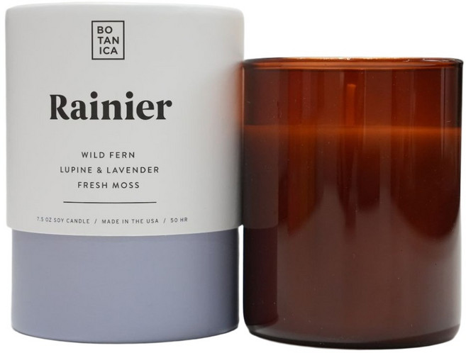 BOTANICA 手工香氛蠟燭, 1件, 221ml, Rainier 香蜂薰衣草