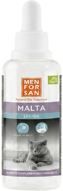 MEN FOR SAN 貓用化毛麥芽營養補充液 5468, 1個, 60ml, 排毛順暢