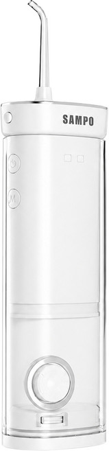 SAMPO 聲寶 伸縮攜帶型電動沖牙機/洗牙器/沖牙器, 白色, WB-Z2505NL