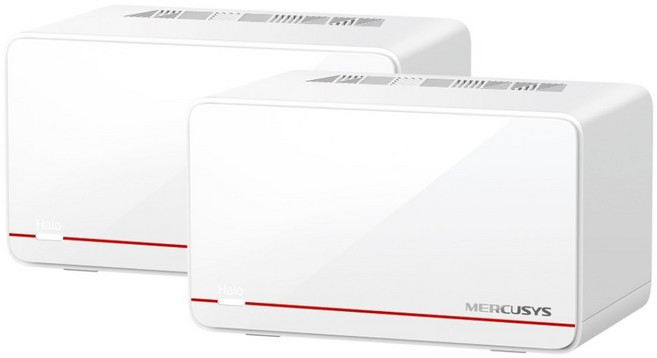 Mercusys 水星 Wi-Fi 7 BE6500 2.5Gbps 雙頻真Mesh路由器2件組, 1套, Halo H37BE(2-pack)