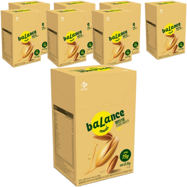 CJ Balance Meal 蛋白質奶昔 燕麥, 225g, 8個