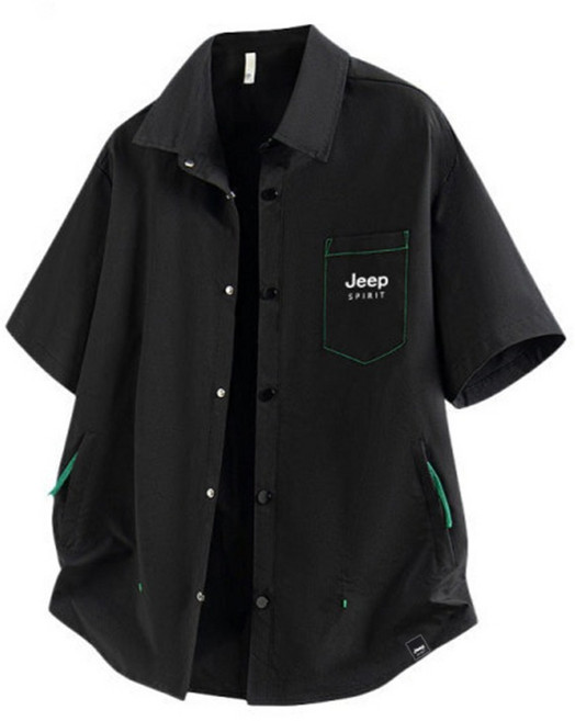 JEEP SPIRIT 男女通用高密度多口袋工作襯衫夾克