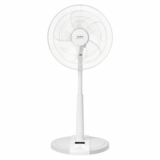 SAMPO 聲寶 5片 微電腦遙控 立扇 白色 節能 DC 14吋 SK-FB14VD 7段速