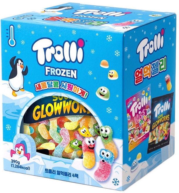 Trolli 酸味軟糖, 390g, 1個