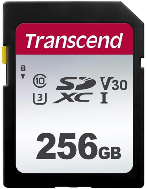 Transcend 創見 SDC300S SDXC 記憶卡 UHS-I U3 V30 TS256GSDC300S, 1個, 256GB