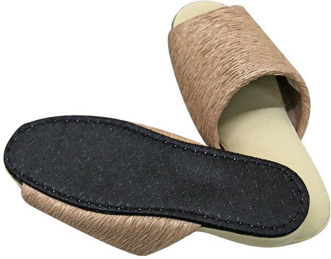 daheim 抓皺拖鞋 室內拖鞋, 膚色, 1個