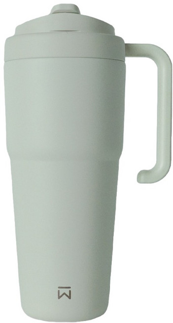 WOKY 沃廚 渾圓杯3.0 MOZU模組 把手環, 水淺綠, 1個, 800ml