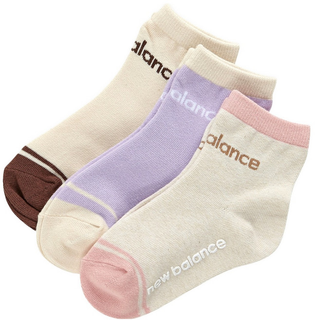 New Balance Kids 中筒襪3雙組