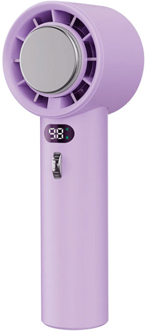 CYKE 100檔 半導體冰敷手持風扇, 紫色, CYKE-637