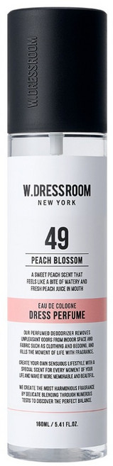 W.DRESSROOM 多麗絲 衣物香氛噴霧, 1個, 160ml, No.49 桃子櫻花