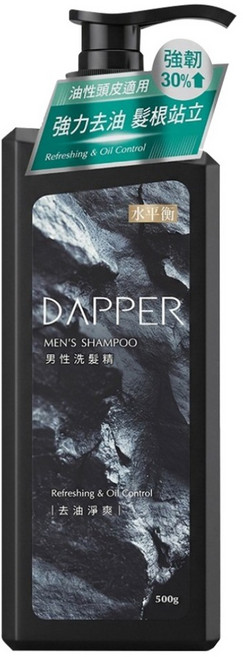 水平衡 男性洗髮精 去油淨爽, 500g, 1件