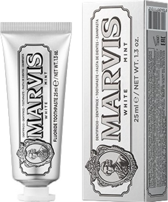 MARVIS 白薄荷牙膏, 1個, 25ml