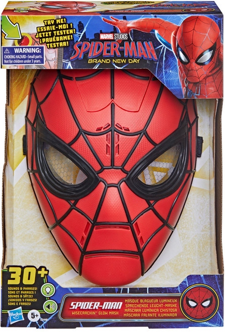 MARVEL 漫威 SPIDER-MAN 蜘蛛人 4 蜘蛛人電子面具 G24485E00, 1套