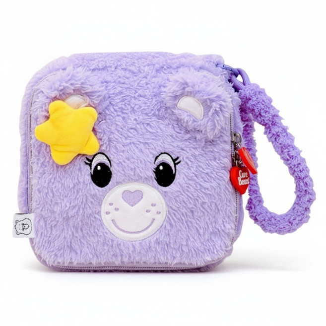 Care Bears 彩虹熊毛絨手提零錢包