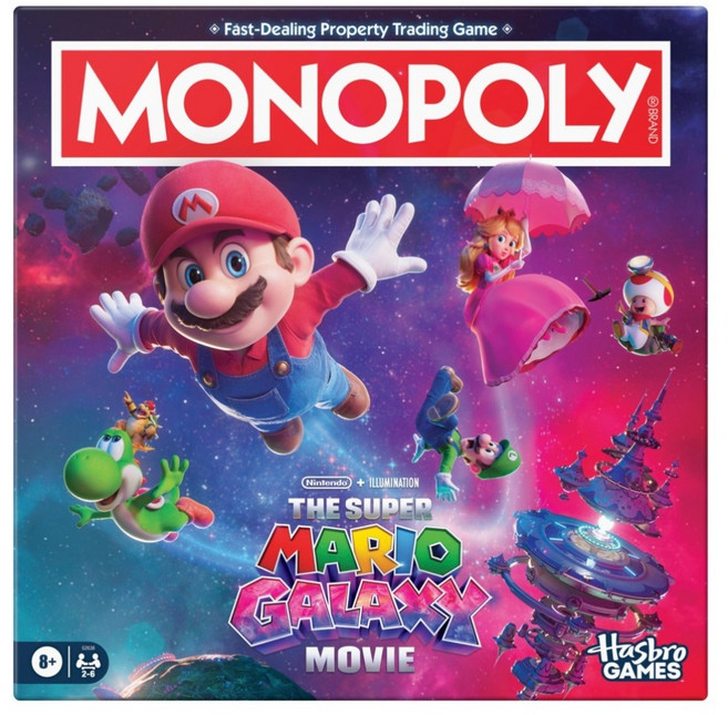 Monopoly 地產大亨 超級瑪利歐電影版 G26380000 英文版, 1個