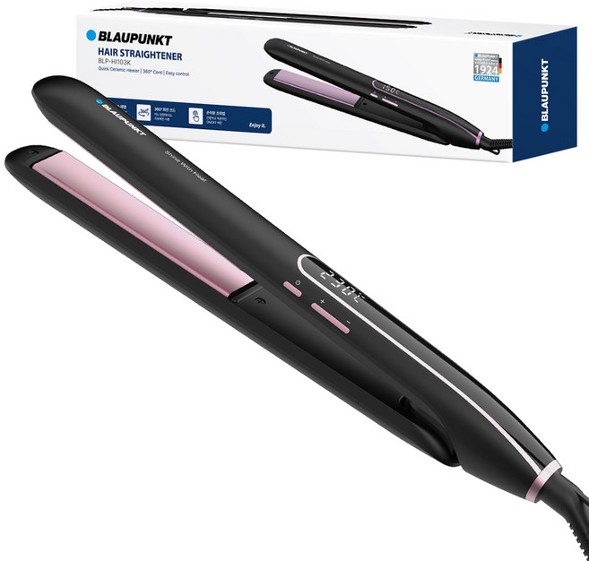 BLAUPUNKT 德國藍寶 國際電壓 9段精密溫控 LED 直髮夾 陶瓷離子夾