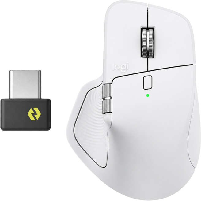 logitech 羅技 MX Master 4 Wireless 滑鼠 珍珠白 MR0118 附Type-C Bolt接收器