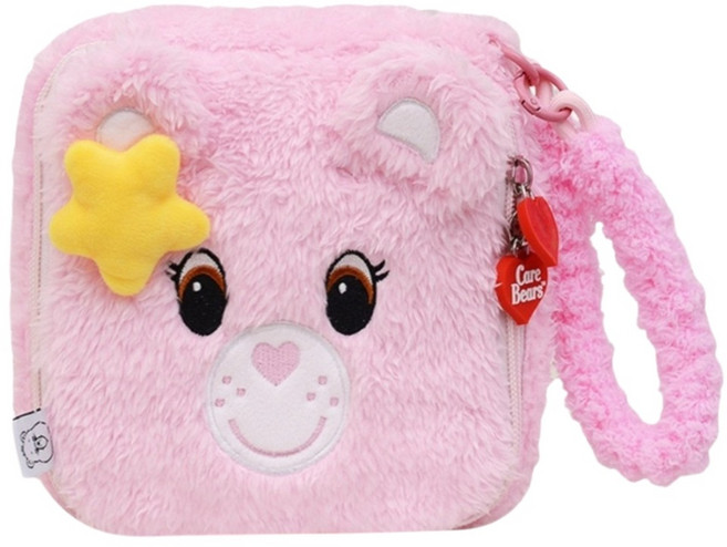 Care Bears 彩虹熊毛絨手提零錢包