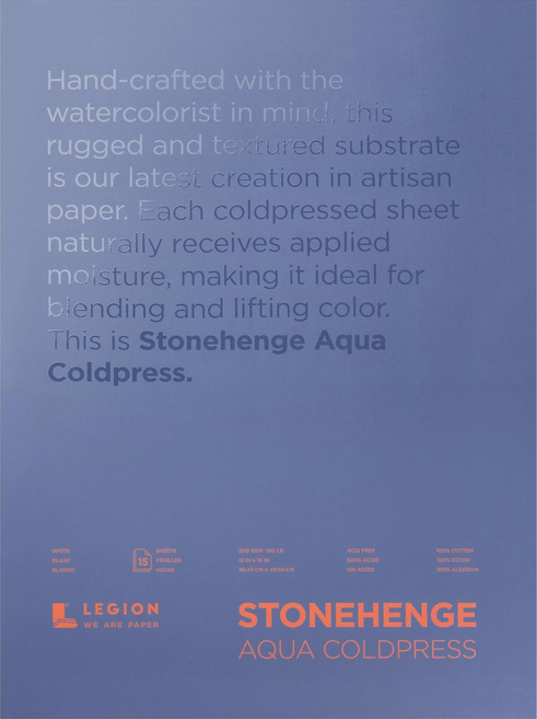legion 素描本 Stonehenge 水彩 中紋 300g QC1216