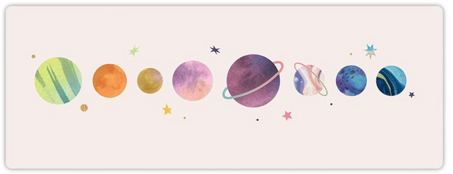 半島良品 輕回彈減壓皮革中款地墊, 粉紅宇宙