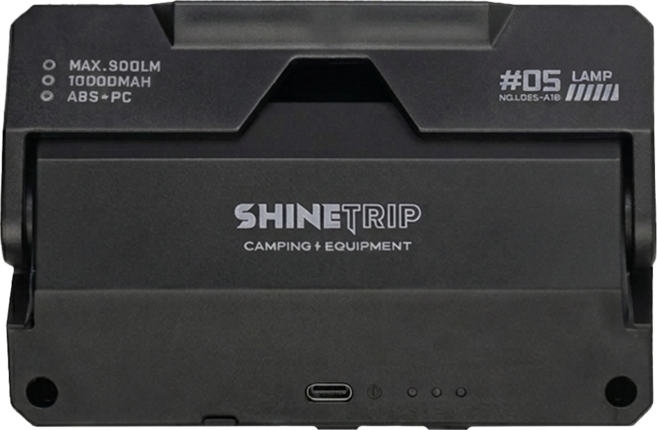 ShineTrip 山趣 卡片燈, 黑色, 1個