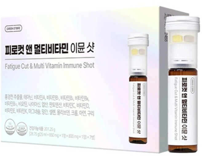 GREEN STORE Fatigue Cut Immune綜合維他命礦物質補充飲 + 錠, 7回, 1盒