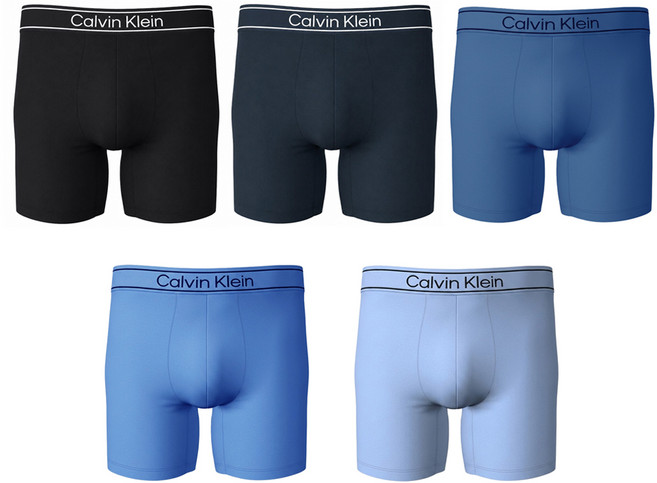 Calvin Klein 男款 Viscose 混紡平口內褲 NP2843O-PP8 5件組