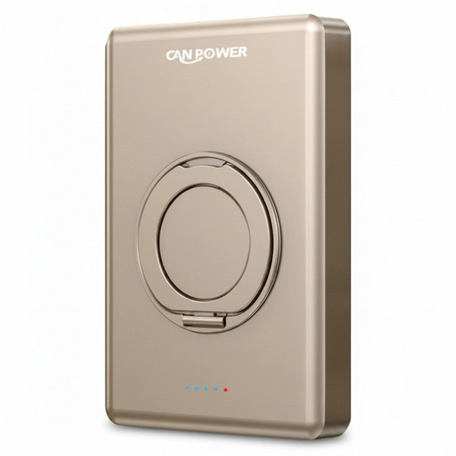 CAN POWER 防爆磁吸行動電源 10000mAh Type-C, 金色, CP-02
